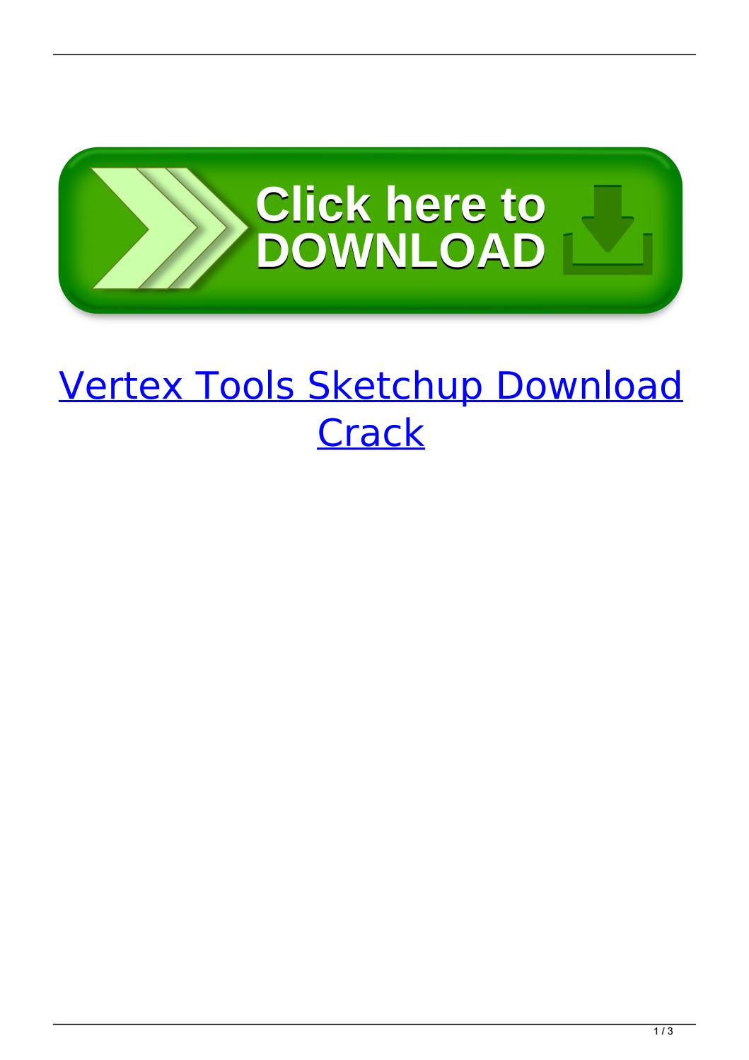 vertex tool sketchup crack